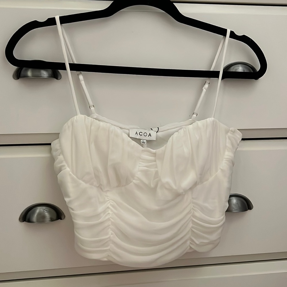 White boutique top